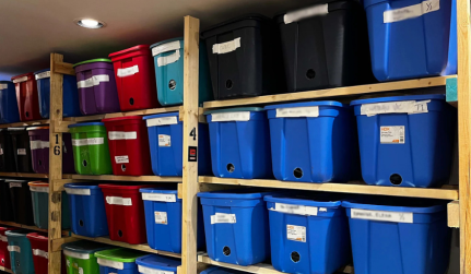 Holiday takedown storage